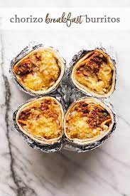 Chorizo Breakfast Burritos Recipe Chorizo Breakfast Breakfast Burritos Gourmet Breakfast