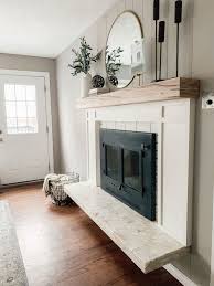 One Day 300 Fireplace Makeover Chris Loves Julia Fireplace Makeover Fireplace Mantle Decor Fireplace Mantel Decor