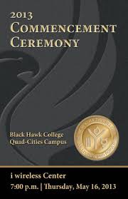 2013 Quad-Cities Commencement Program by Black Hawk College