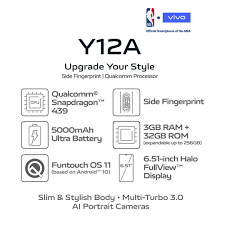 vivo Y12A Specs and Price