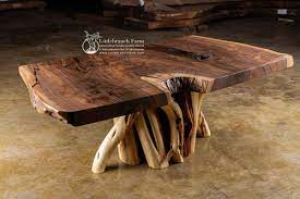 Finecasa wooden coffee table,living room tables open storage end table with shelf, 39.7 x 22 x 18.9 inches, accent tables with carved legs for living room, bedroom, natural 4.3 out of 5 stars 25 $129.90 $ 129. Rustic Claro Walnut Wood Coffee Table Littlebranch Farm