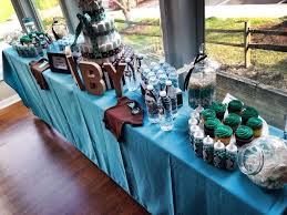 Turquoise Brown Baby Shower Baby Shower Party Ideas Photo 2 Of 39 Baby Boy Shower Turquoise Baby Showers Boy Baby Shower Themes