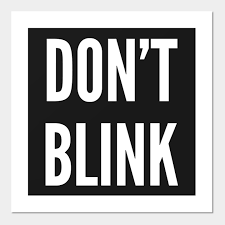 Don't blink, blink and you're dead, don't blink. Don T Blink Funny Statement Humor Slogan Quotes Geeky Meme Meme Posters And Art Prints Teepublic