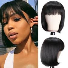 99 ($8.19/ounce) get it as soon as tue, apr 27. Good Quality Wigs With Bangs Human Hair Wigs With Bangs Bob Wig With Bangs Sale Online Kriyya Kriyya Com