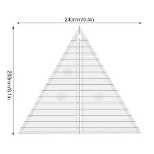 creative grids 60 degree equilateral triangle 8 quilting ruler template ruler quilting tools modern diy craft supplies aliexpress