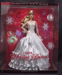 Holiday Barbie 2008 Celebrating 20 Years Of Holidays A Christmas Carol Nrfb Mattel Dollswithc Barbie Christmas Ornaments Holiday Barbie Happy Holidays Barbie