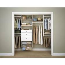 Costs to prepare the worksite for closet organizer installation, including costs to protect existing structure(s), finishes, materials and components. Easy Track 5 Ft W X 7 Ft H White Wood Closet Kit Lowes Com In 2021 Closet Organizing Systems Diy Closet Closet Organization Diy