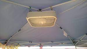 It has dual mountable canopy and all the bolts and screws are well hidden. Canopy Tent Ceiling Fan Outdoor Ceiling Fans Outside Ceiling Fans Camping World