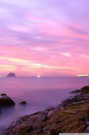 Ocean beach pink sunset greece wallpapers | ocean beach. Aesthetic Sunset Pink Beach Wallpaper Largest Wallpaper Portal