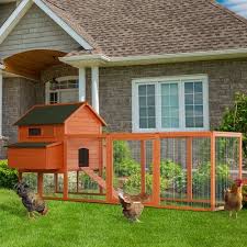 Camara Deluxe Outdoor Chicken Coop With Nesting Box And Chicken Run Chickens Backyard Chicken Runs Backyard Chicken Coops