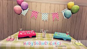 My Sims 3 Blog Baby Shower Cakes By Littlequeenny Sims 4 Sims Baby Shower Decorations