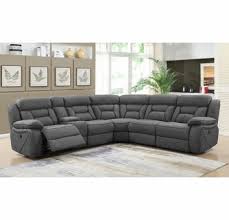 Best leather sofa sectional sofa with recliner living room sectional recliner room sofa set home sofa deals. Camargue 4 Pc Grey Fabric Power Recliner Sectional Sofa By Coaster