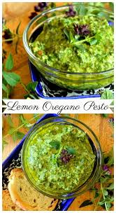Use extra virgin olive oil and really good aged balsamic vinegar. Lemon Oregano Pesto Is A Great Way To Use Fresh Oregano You Have Growing Love This On Fish Or Chicken Or Even Oregano Recipes Fresh Herb Recipes Herb Recipes