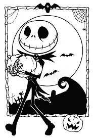 Jack skellington clipart black and white. Nightmare Before Christmas Clipart Black And White 6 Clipart World