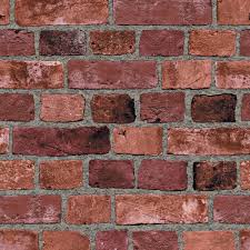 The Wallpaper Company 56 Sq Ft Brown Brick Wallpaper Wc1282482 The Home Depot Red Brick Wallpaper Brick Wallpaper Faux Brick Wallpaper