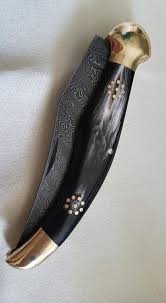 Misanyi Laszlo Egyedi Fejesgorbe Couteau Coutellerie