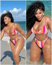 Nigerians on stand still as Destiny Etiko flaunts her bbl body in bikini 🥰