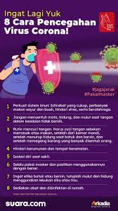 A post shared by universitas indonesia (@univ_indonesia) on mar 16, 2020 at 9:29pm pdt. Infografis Ingat Lagi Yuk 8 Cara Pencegahan Covid 19