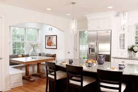 You can have the dining chairs in a dark gray and the bar stools in a lighter gray. Modern Kitchen Island Designs With Seating