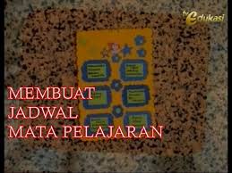 Tips Cara Membuat Jadwal Mata Pelajaran Unik Youtube