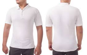 Polo t shirt design mockup. White Polo T Shirt Mock Up Front And Back View Isolated Male Stock Photo Picture And Royalty Free Image Image 112874394