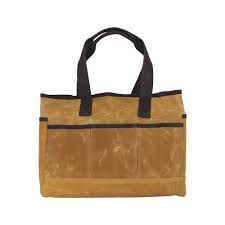 Black And Yellow Totes Home Depot Cb Station Waxed Canvas Yellow Utility Tote Bag 6554 The Home Depot In 2020 Utility Tote Bag Grey Tote Bags Utility Tote
