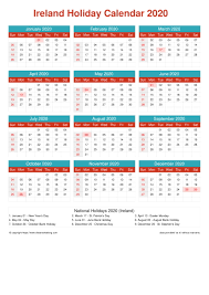 2020 Ireland Holiday Calendar Ireland Portrait Orientation Free Printable Templates Free Download Distancelatlong Com