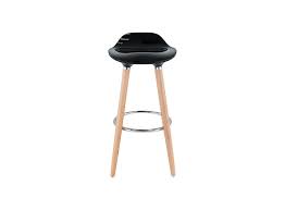 Tabouret De Bar Coque En Plastique Abs Finition Laquee Coloris Noir Tabouret De Bar Tabouret De Bar Noir Tabouret