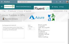 Bing's quality is good, even better than google's in the languages that we have researched. Azure Translator In Spfx Ravichandran Blog
