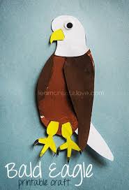 Printable Bird Crafts For Kids Printable Bald Eagle Craft Eagle Craft Bird Crafts Bald Eagle