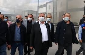 Ankara'da 160 dairenin bulunduğu 16 katlı bir binada yangın çıktı. Ankara Da Is Merkezinde Yangin Ntv