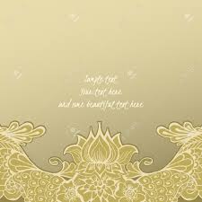 Gold burgundy mehendi henna indian wedding rsvp card. Ornate Vector Card Template In Indian Mehndi Style Hand Drawn Royalty Free Cliparts Vectors And Stock Illustration Image 36268012