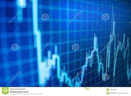 Stock Exchange Graph Financial Statistic Analysis On Dark