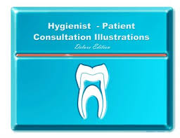 Dental Education Hygienist Patient Consultation Illus