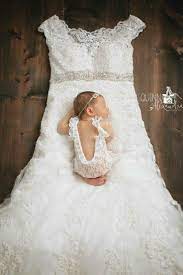 Adorable Baby Girl Wedding Dress Baby In Wedding Dress Mom Wedding Dress