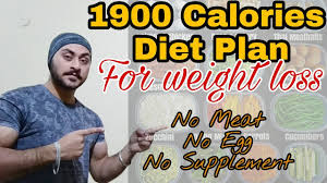 1900 Calories Diet Plan Veg For Weight Loss Indian Hoodlums
