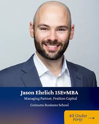 As a new year begins, we're spotlighting Emory 40 Under 40 honoree Jason  Ehrlich 15EvMBA, founder of Fruition Capital. He backs entrepreneurs  stepping into small business ownership — turning ambition into opportunity