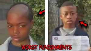 In sixth grade, my mother not only gave me a bad haircut, but also talked me into a horrendous home perm. Top 5 Most Embarrassing Punishments By Parents On Kids Bad Haircuts More Youtube