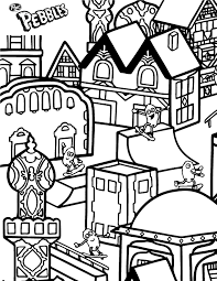 Select one of 1000 printable coloring pages of the category cartoons. Pebbles Cereal Skateboarding Pebbles Coloring Page