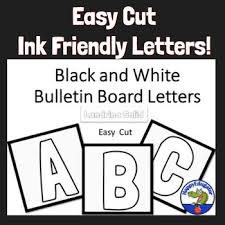Black And White Bulletin Board Letters Pin On Classroom Resources Ideas