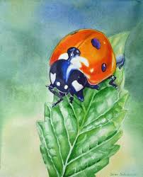 Lady Bug Painting Ladybug Art Fine Art Lady Bug Free Ladybug Art Bug Art Colorful Art
