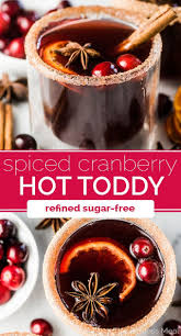 Spiced Cranberry Hot Toddy Recipe Recipe Hot Toddies Recipe Toddy Recipe Hot Toddy