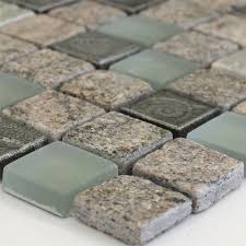 Das Konnte Es Sein Quarzit Glas Naturstein Mosaik Fliesen 23x23x8mm Natursteine Fliesen Mosaik