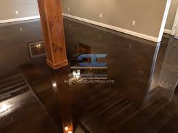It also won't fade, peel. Ohio Concrete Staining Contractor Stained Concrete Installation Services