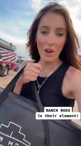 RODEO (+ roping!) ready 🐂✨ Watch our RANCH RUGS in their element—tough,  stylish, and built for the wild 🤠 #RanchRugs #RodeoLife #WesternLiving  #DurableDesign #RuggedStyle #WesternChic @Brandy Lloyd ...