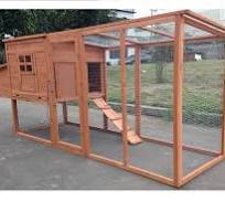 Amazon.com: ChickenCoopOutlet Jaula grande de madera maciza ...