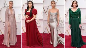 Image captionchrissy metz wore a flowing ruby red dress. Oscars 2020 Red Carpet Arrivals Rain Bright Colors And Bold Fashion Statements Deadline