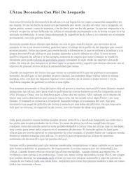 Curso de uñas decoradas online. Unas Decoradas Con Piel De Leopardo Pdf Document