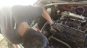 Semua lubang yang diperlukan dibuat di dalamnya: Tukar Head Gasket Proton Wira Youtube