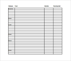 Weight Loss Chart Template 8 Free Sample Example Format